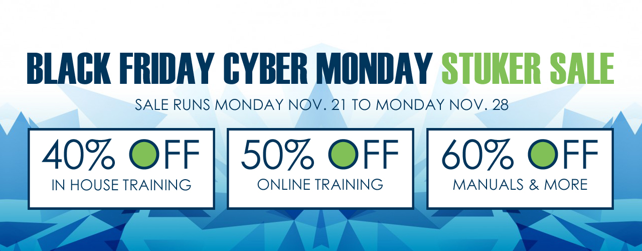 black friday cyber monday stuker sale tom stuker of stuker training