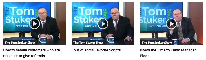 Stuker Scripts: Tom Stuker on CBT News teaching Follow-Up Scripts